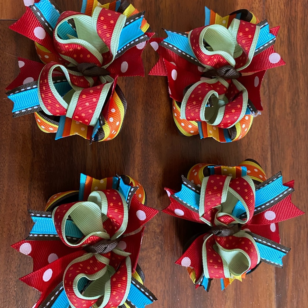 Girl’s Colorful Mini Hair Bows